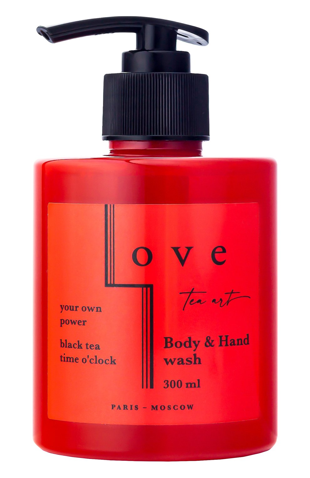 Гель для душа и рук черный чай (300ml) LOVE TEA ART, арт. 4603805890041, фото 1
