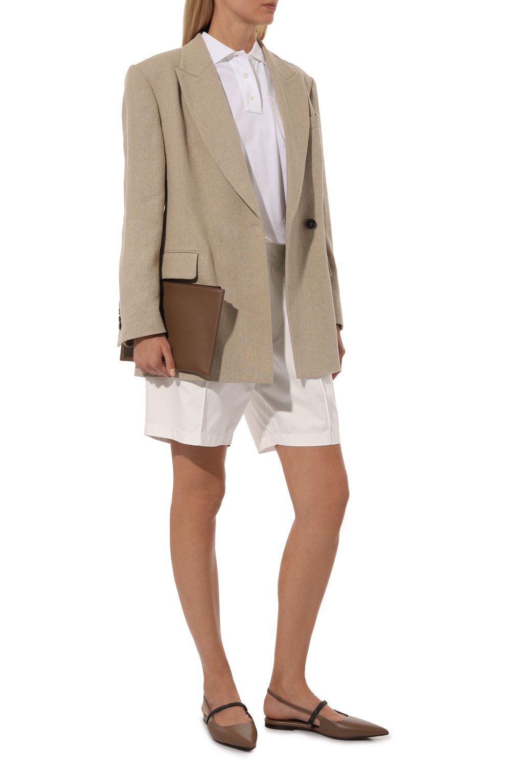 Жакет изо льна и хлопка BRUNELLO CUCINELLI, арт. MH5542729, фото 2