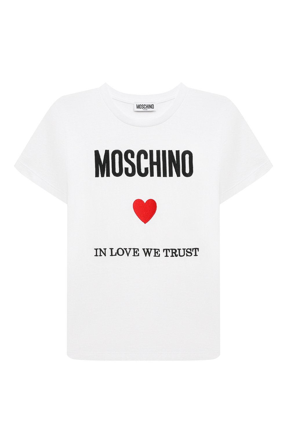Хлопковая футболка MOSCHINO, арт. H0M04K/LAA22/4-8, фото 1