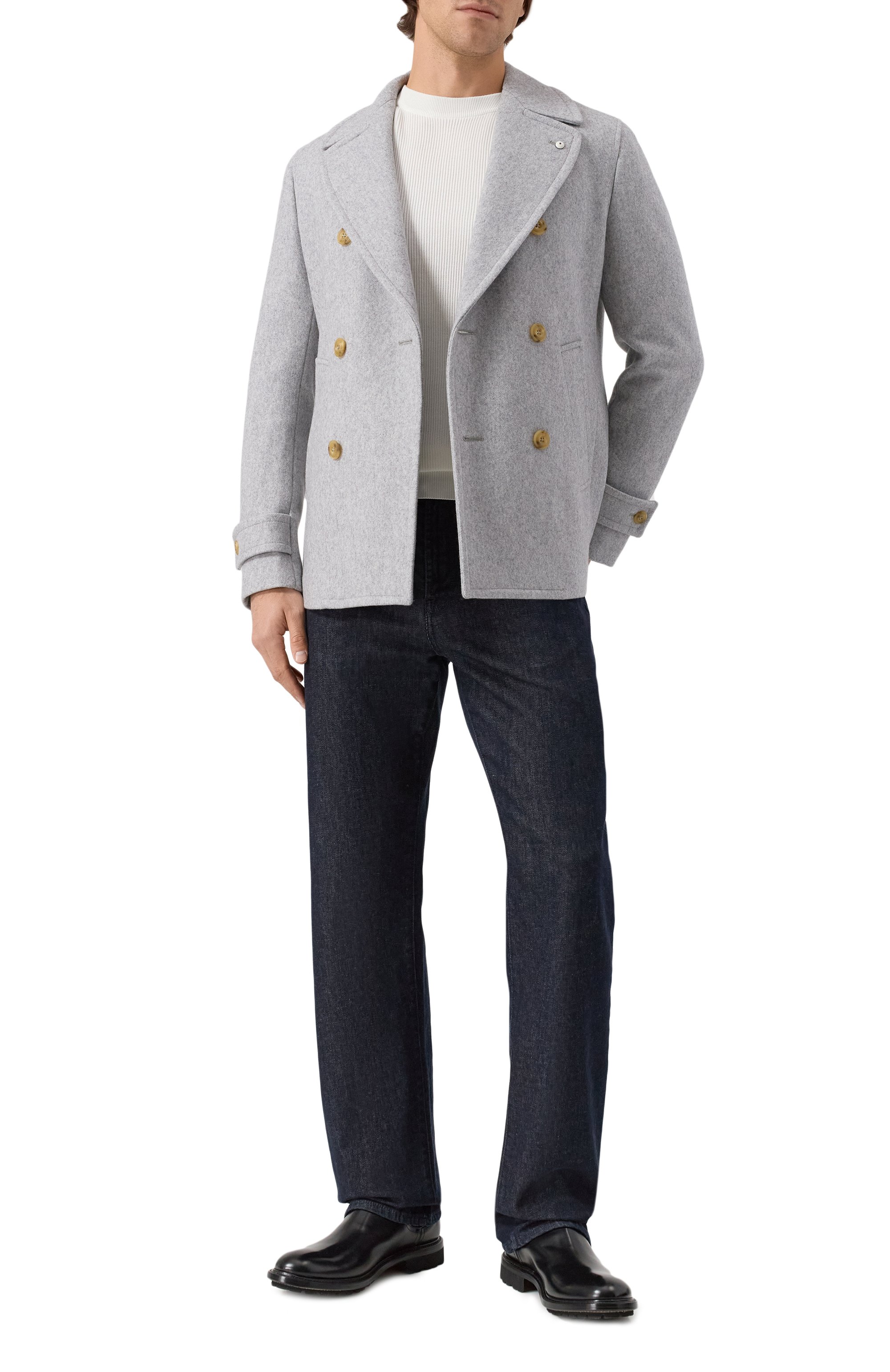 Бушлат из шерсти и кашемира L.B.M. 1911, арт. 9324/57516, фото 2