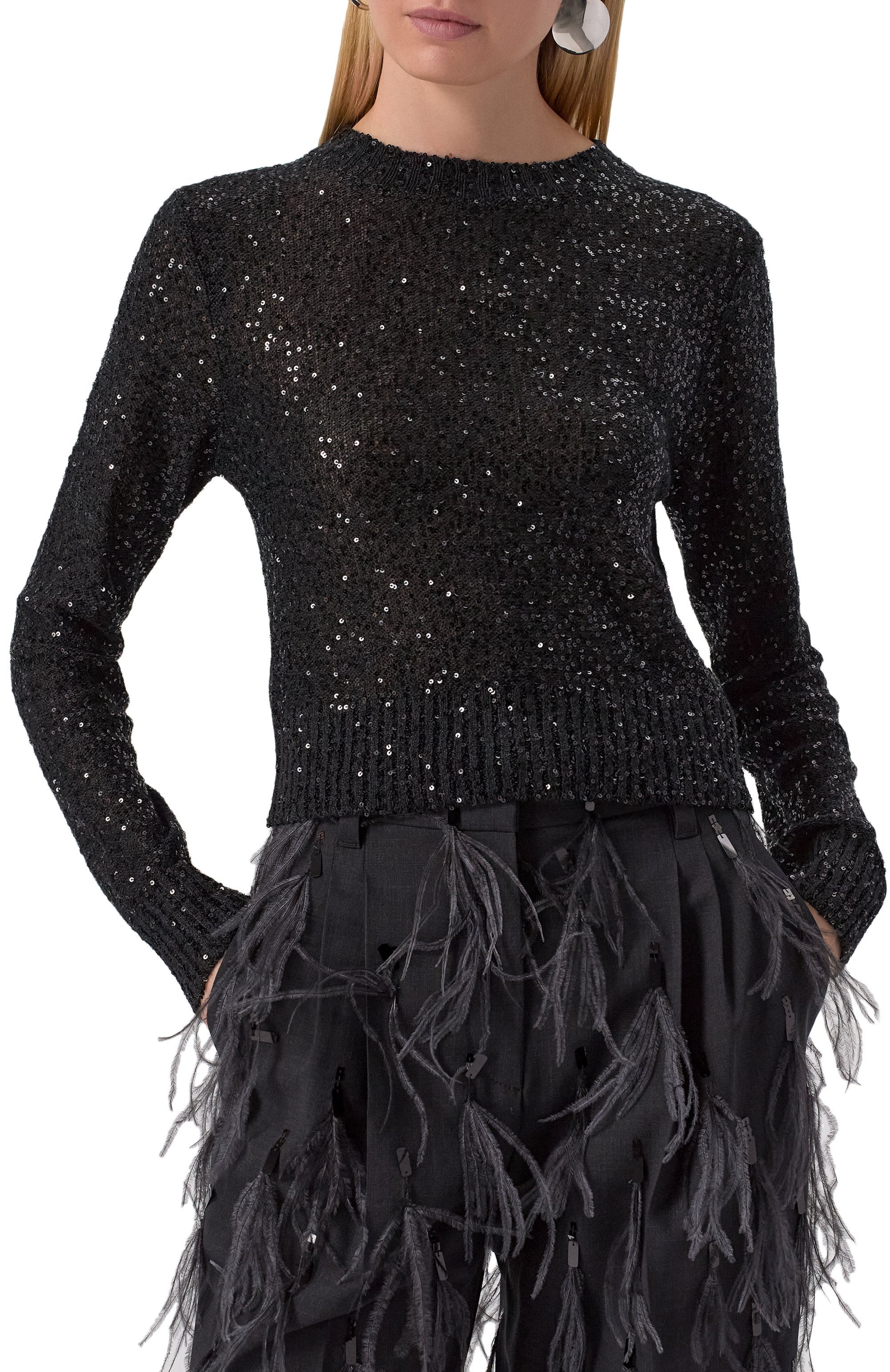 Пуловер изо льна и кашемира BRUNELLO CUCINELLI, арт. MDJ547000, фото 3