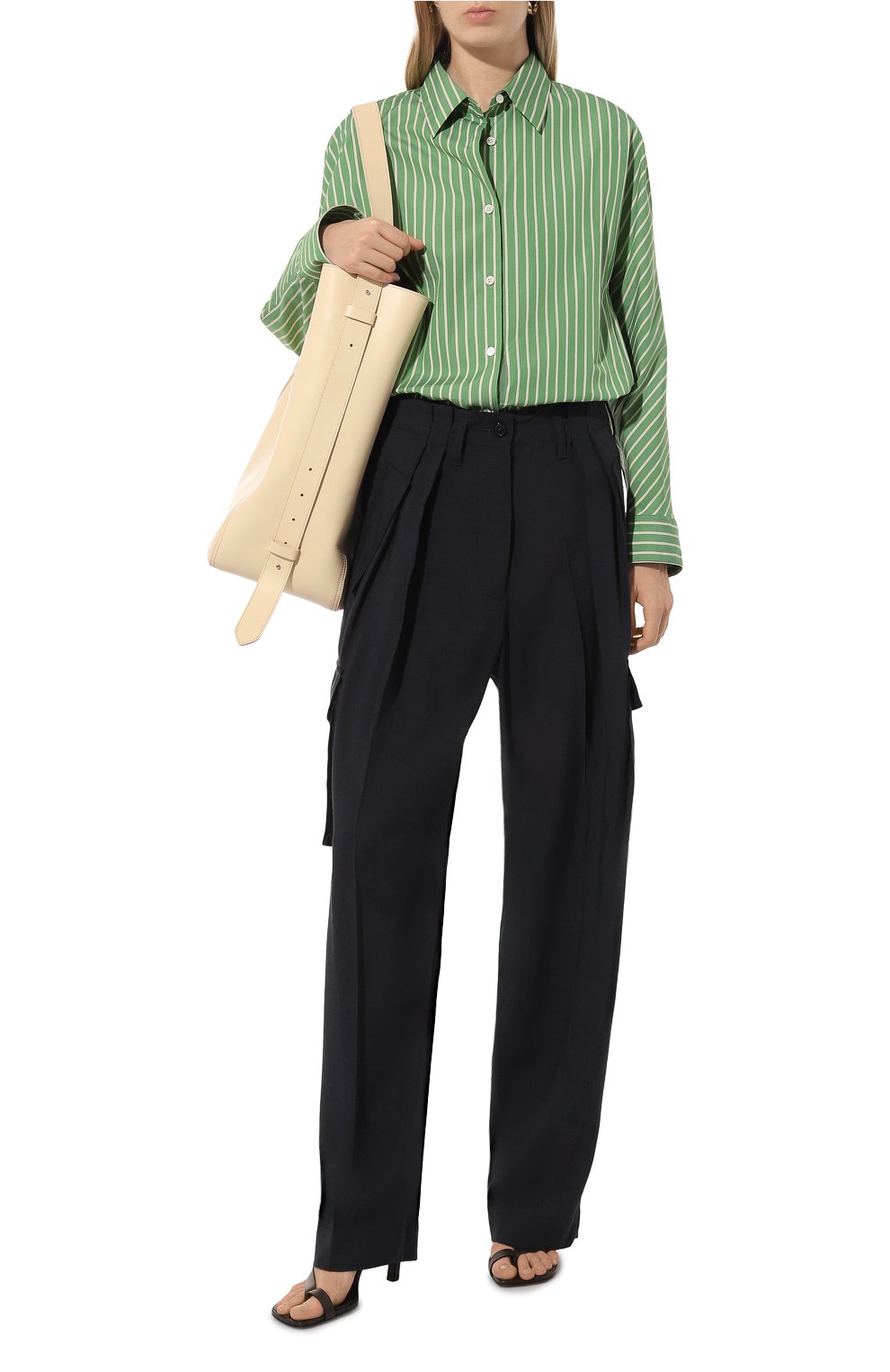 Хлопковая рубашка DRIES VAN NOTEN, арт. 010710-8067, фото 2