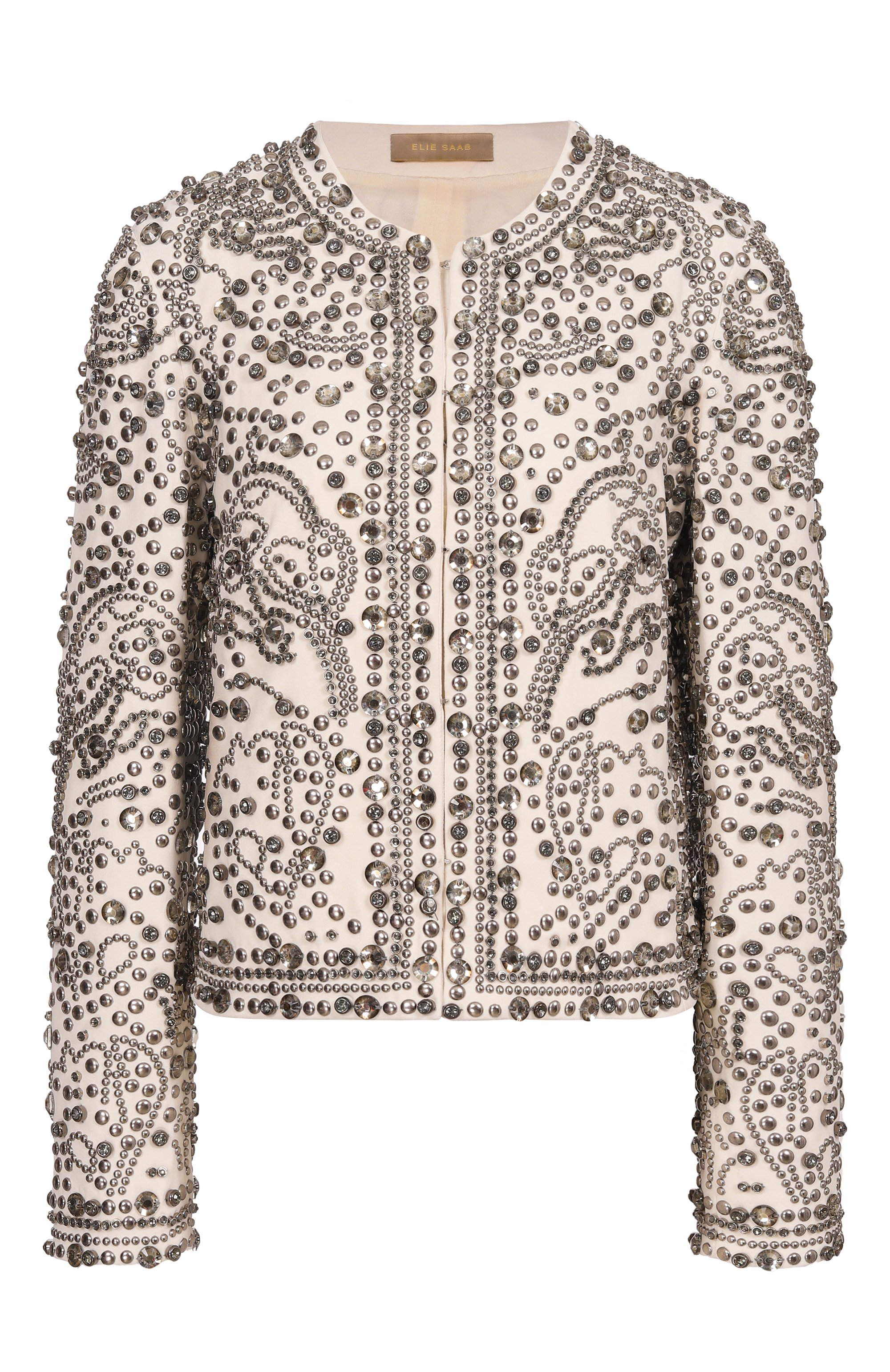 Жакет с отделкой стразами ELIE SAAB, арт. J0180NF25/BEC07, фото 1