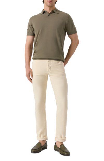 Кожаные лоферы vibe SANTONI, арт. MGEG19088TGRMMEM, фото 2