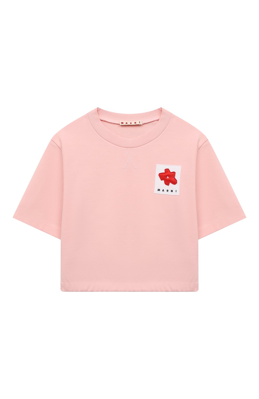 Хлопковая футболка MARNI, арт. M00043-M00J6, фото 1