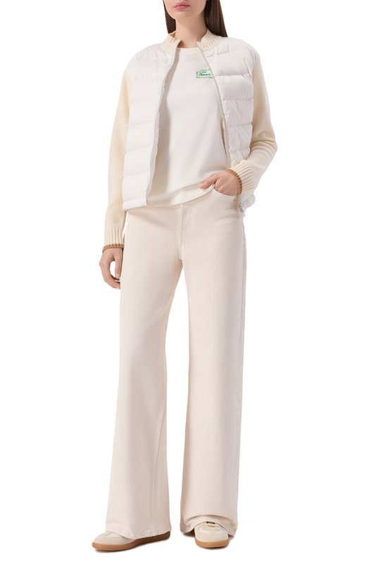 Хлопковая футболка MC2 Saint Barth EMI0002-03160I/EMILIE W Белый  EMI0002-03160I/EMILIE W Фото 2