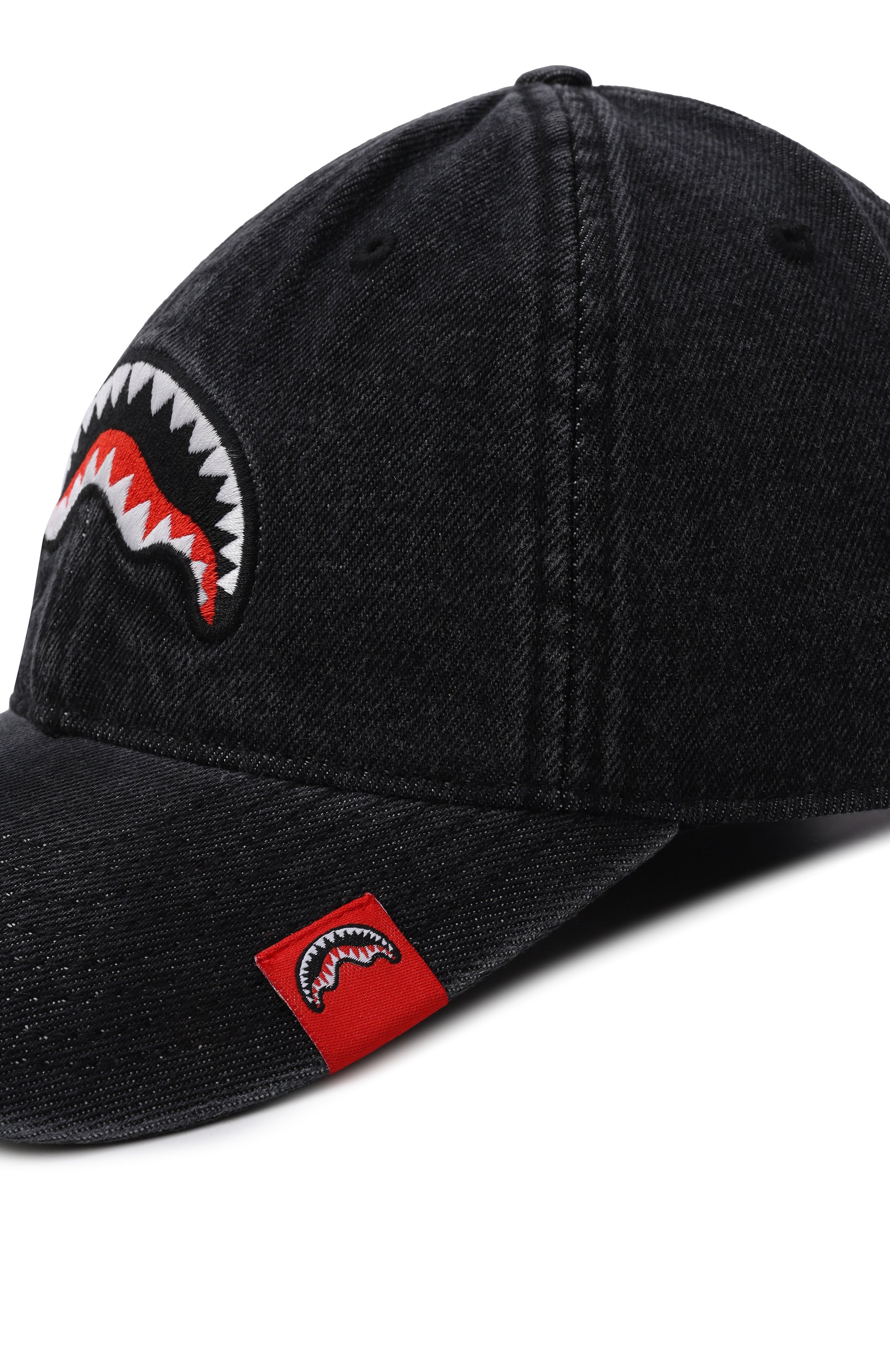 Джинсовая бейсболка SPRAYGROUND, арт. SP15040BLK/DENIM SILVER DRIP CAP, фото 3