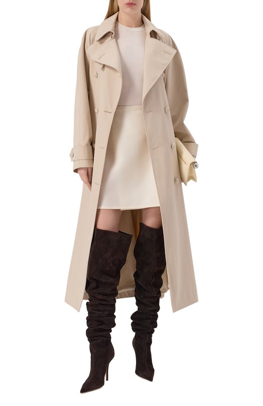 Замшевые ботфорты Jessica 105 Paris Texas PX1796/XV003 Коричневый  PX1796/XV003 Фото 3