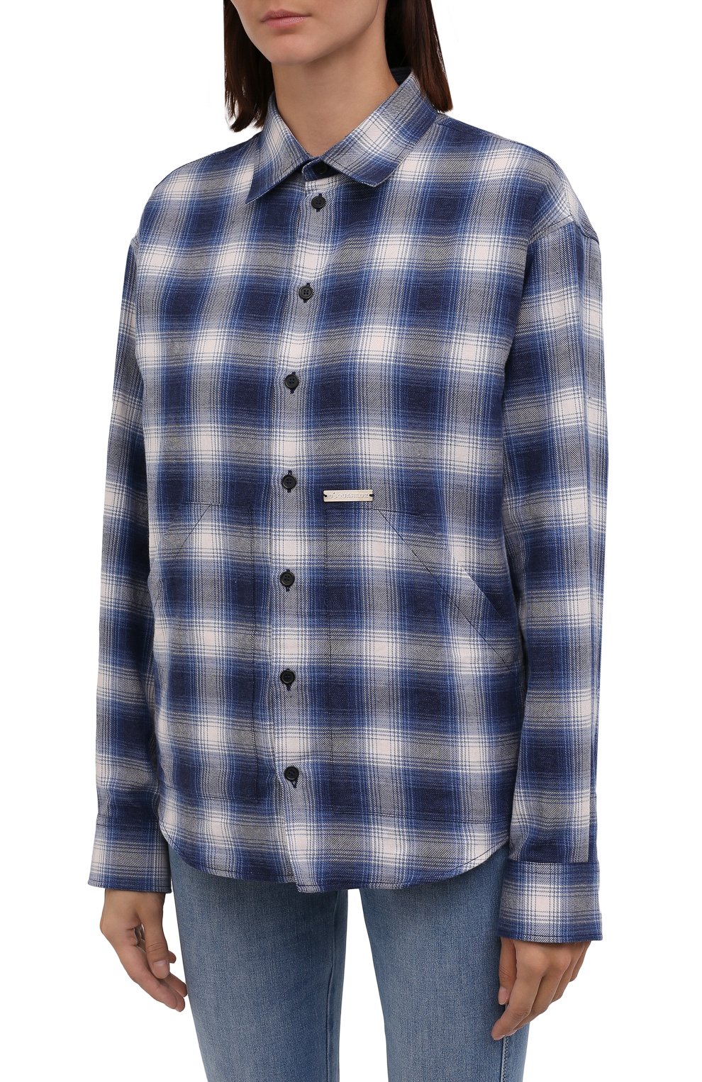 Хлопковая рубашка DSQUARED2, арт. S72DL0689/S54098, фото 3