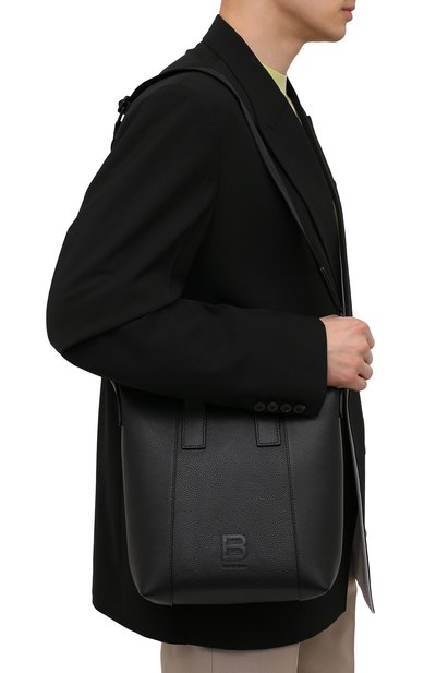 Кожаная сумка-тоут hourglass BALENCIAGA, арт. 644718/15Y37, фото 5