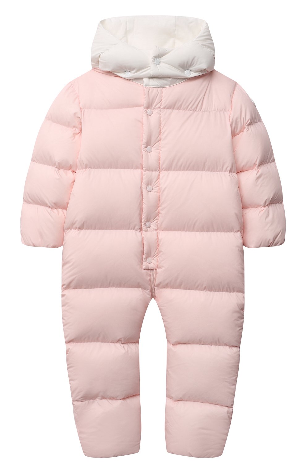 Пуховый комбинезон MONCLER розового цвета по цене 65650 руб., арт. G2-951-1G521-00-53333, фото 1 Пуховый комбинезон MONCLER, арт. G2-951-1G521-00-53333, фото 1