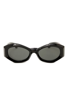 Женские солнцезащитные очки VERSACE черного цвета, арт. 4466U-GB1/87 | Фото 3 (Региональные ограничения белый список (Axapta Mercury): Не проставлено; Нос: Не проставлено; Тип очков: С/з; Материал: Пластик; Оптика Гендер: оптика-женское; Очки форма: Овальные)