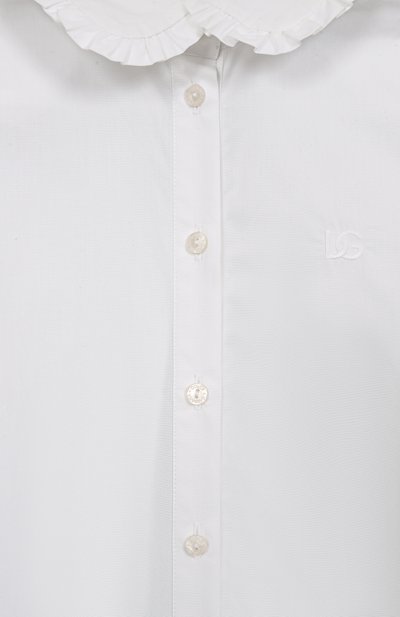 Хлопковая блузка DOLCE & GABBANA, арт. L56S36/FU5WJ/5-6, фото 3