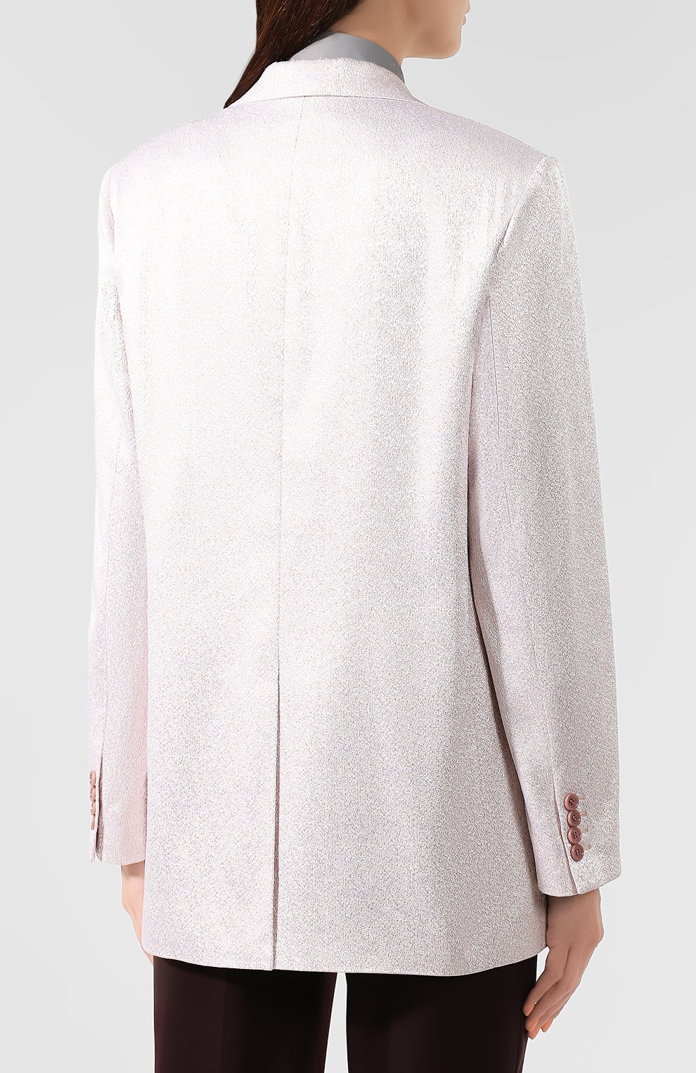 Жакет DRIES VAN NOTEN розового цвета по цене 118000 руб., арт. 192-10434-8141, фото 4 Жакет DRIES VAN NOTEN, арт. 192-10434-8141, фото 4