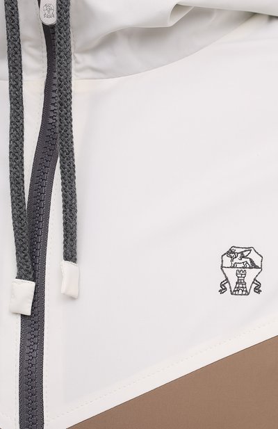 Двусторонний бомбер BRUNELLO CUCINELLI бежевого цвета по цене 326500 руб., арт. MM45A7389G, фото 5 Двусторонний бомбер BRUNELLO CUCINELLI, арт. MM45A7389G, фото 5