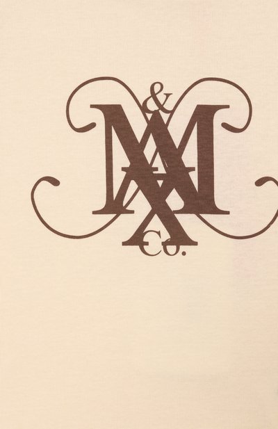 Хлопковая майка MAX&CO кремового цвета по цене 5990 руб., арт. MX0284/MX00T, фото 3 Хлопковая майка MAX&CO, арт. MX0284/MX00T, фото 3