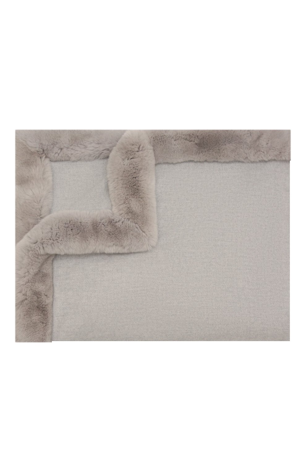 Кашемировый плед athena FRETTE светло-серого цвета по цене 299500 руб., арт. FR6410 F0400 130C, фото 1 Кашемировый плед athena FRETTE, арт. FR6410 F0400 130C, фото 1