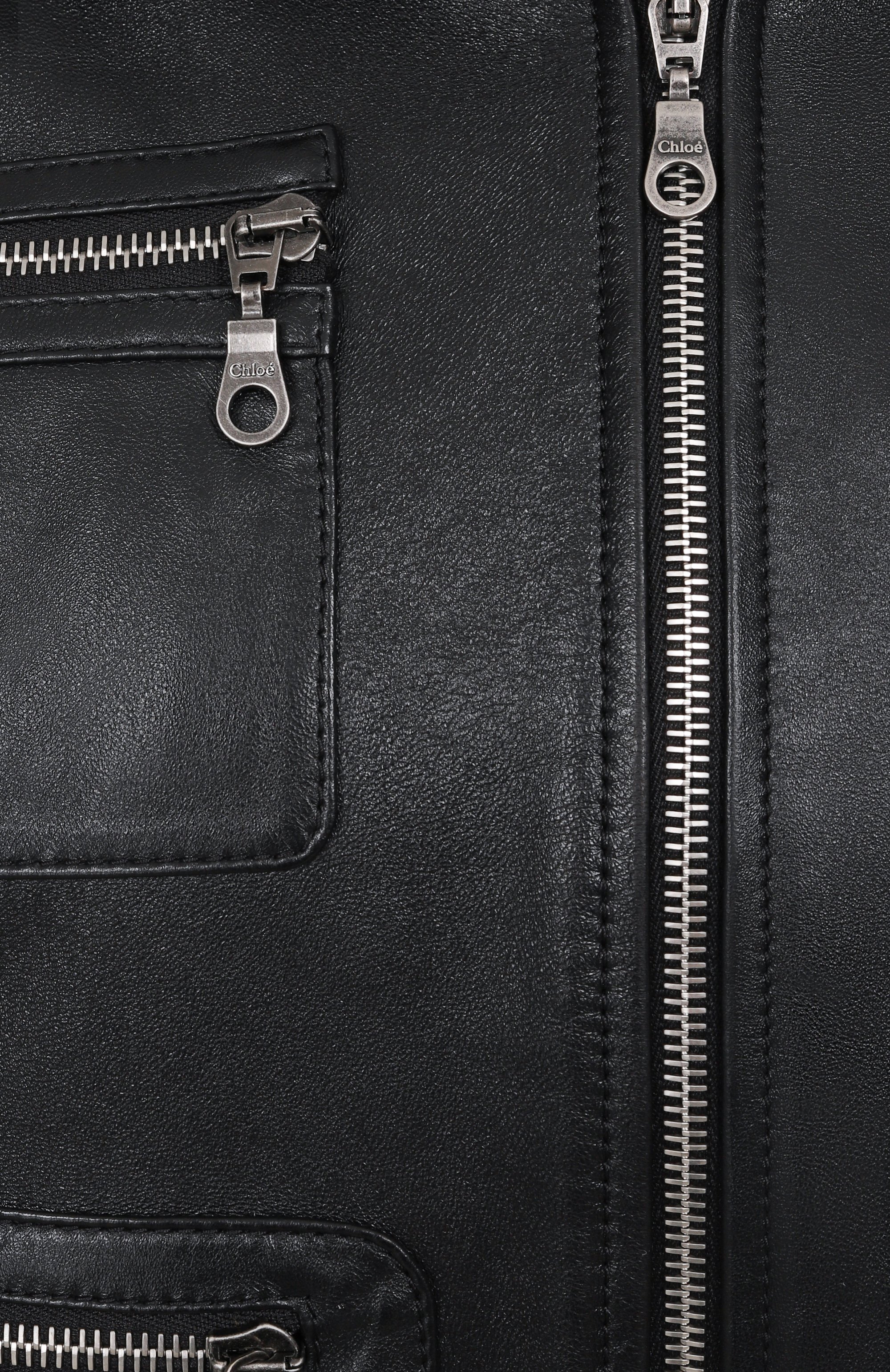 Кожаный бомбер CHLOÉ, арт. CH25SCV11206, фото 6