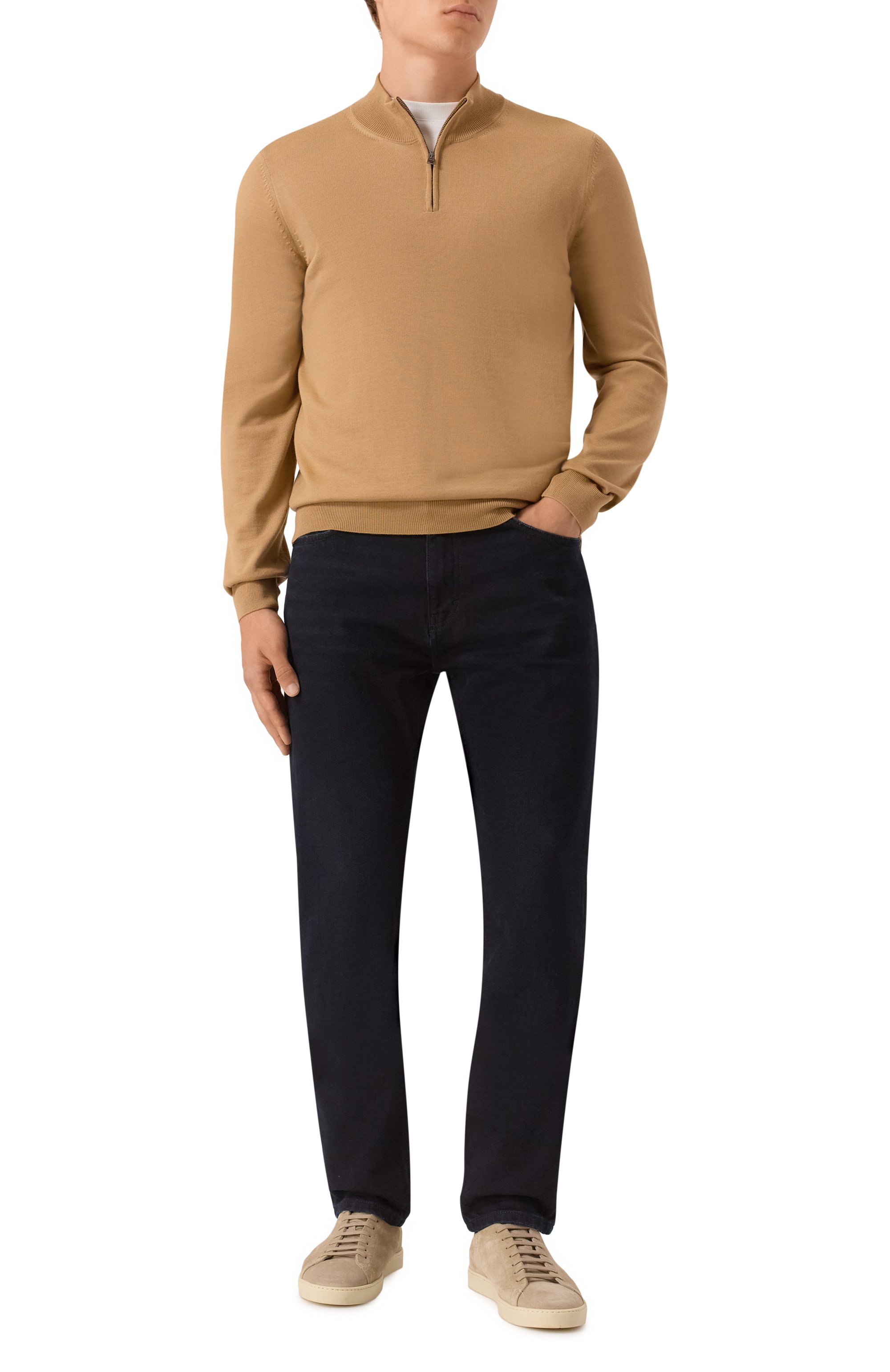 Джинсы hugo 708 HUGO темно-синего цвета по цене 13600 руб., арт. 50542677, фото 2 Джинсы hugo 708 HUGO, арт. 50542677, фото 2