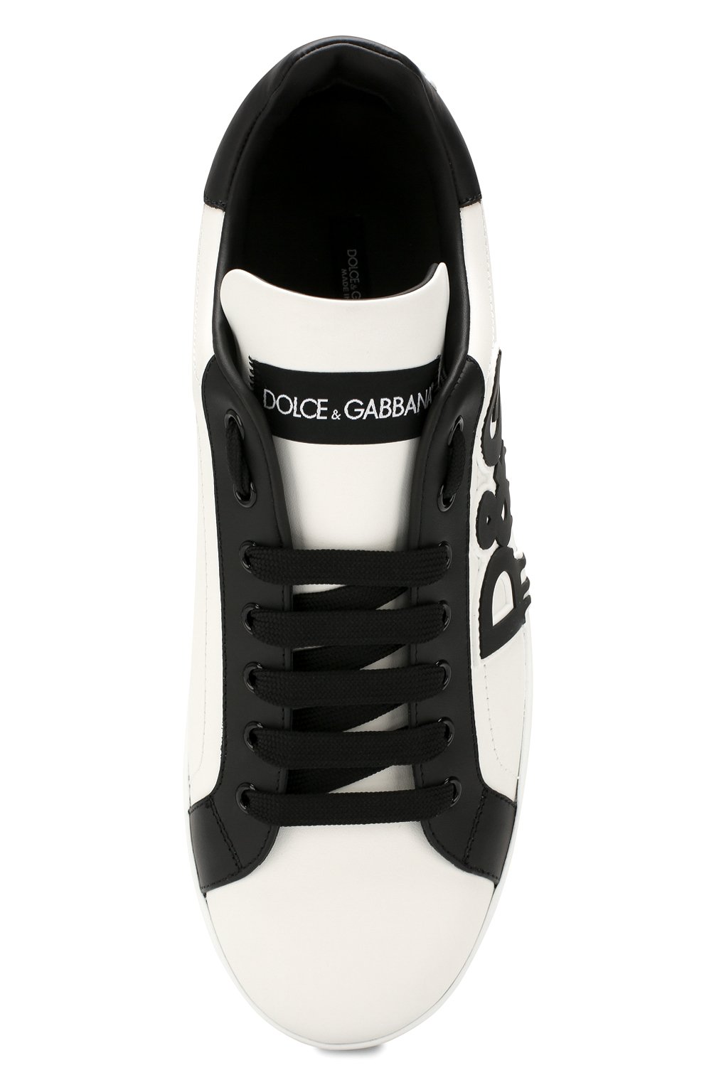 Кожаные кеды portofino DOLCE & GABBANA, арт. CS1570/AA721, фото 5