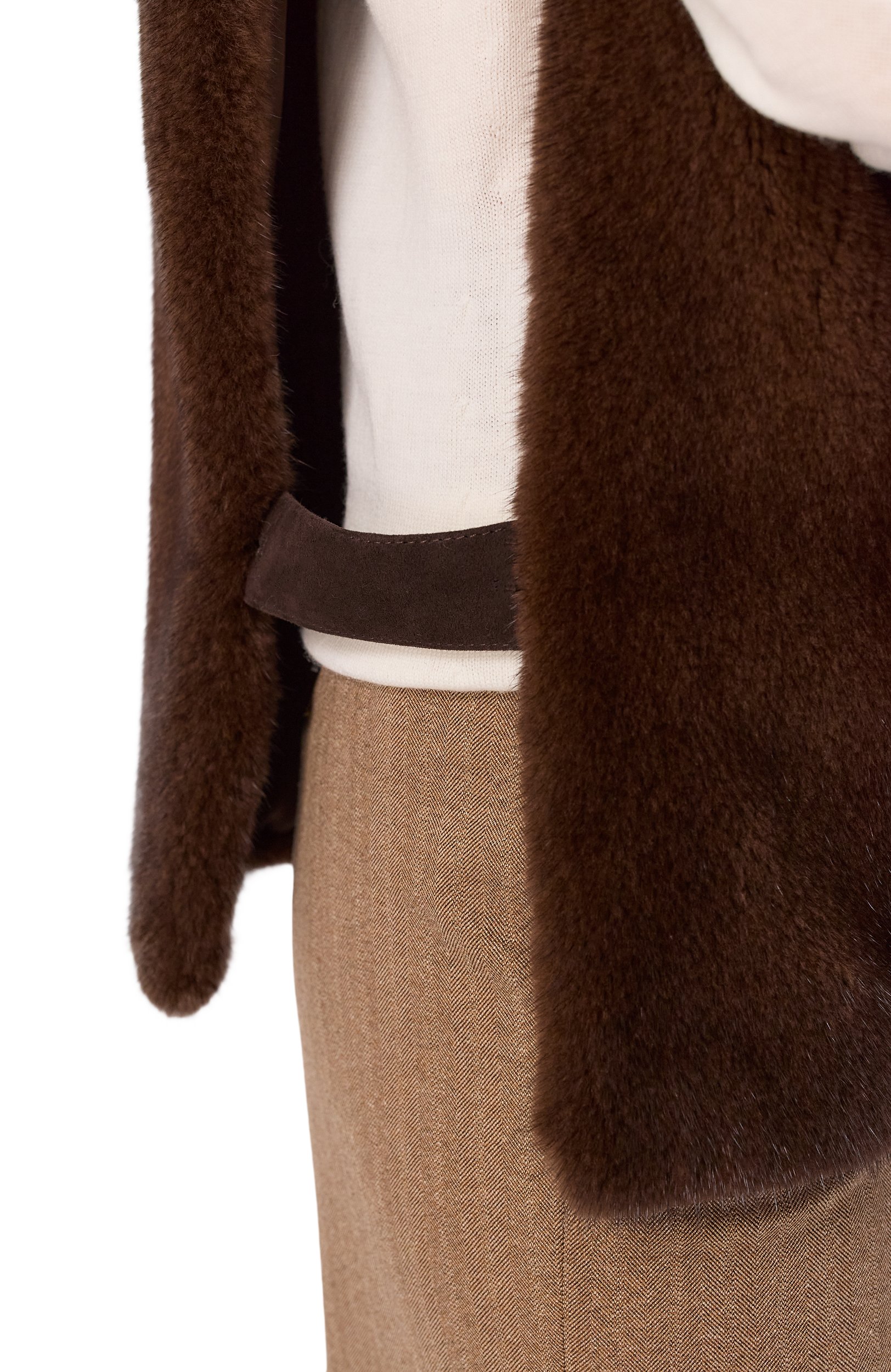 Жилет из норки MVST, арт. M012/MINK BROWN, фото 5