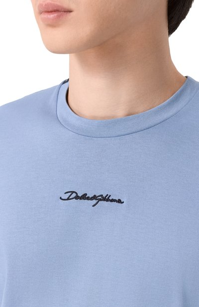 Хлопковая футболка DOLCE & GABBANA, арт. G8RN8Z/G7P0C, фото 5