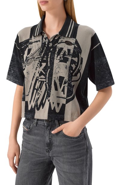 Хлопковое поло DIESEL, арт. A19666/0NKCJ, фото 3