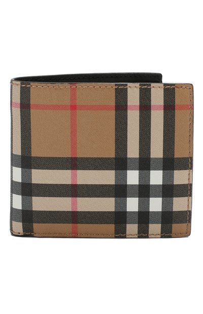 Кожаное портмоне в клетку vintage check BURBERRY, арт. 4074624, фото 1