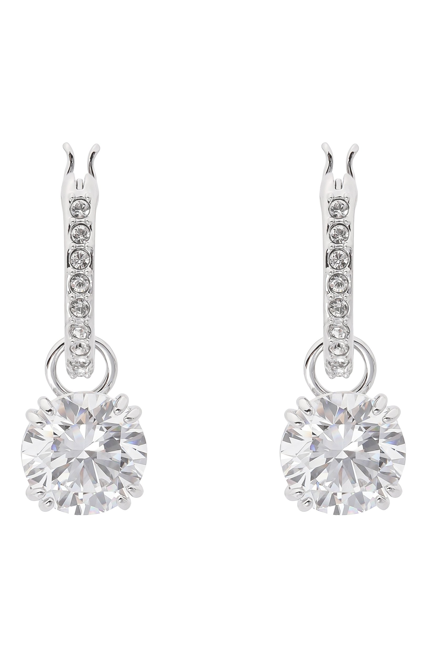 Серьги constella SWAROVSKI серебряного цвета по цене 18350 руб., арт. 5636717, фото 1 Серьги constella SWAROVSKI, арт. 5636717, фото 1