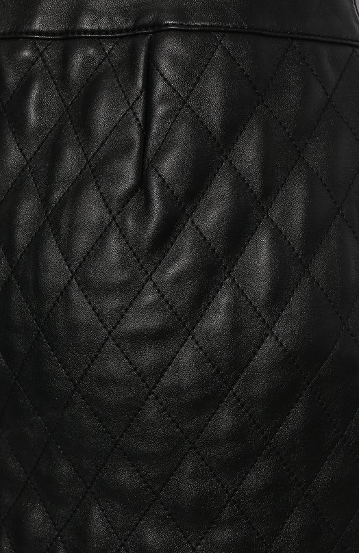 фото Кожаная юбка saint laurent