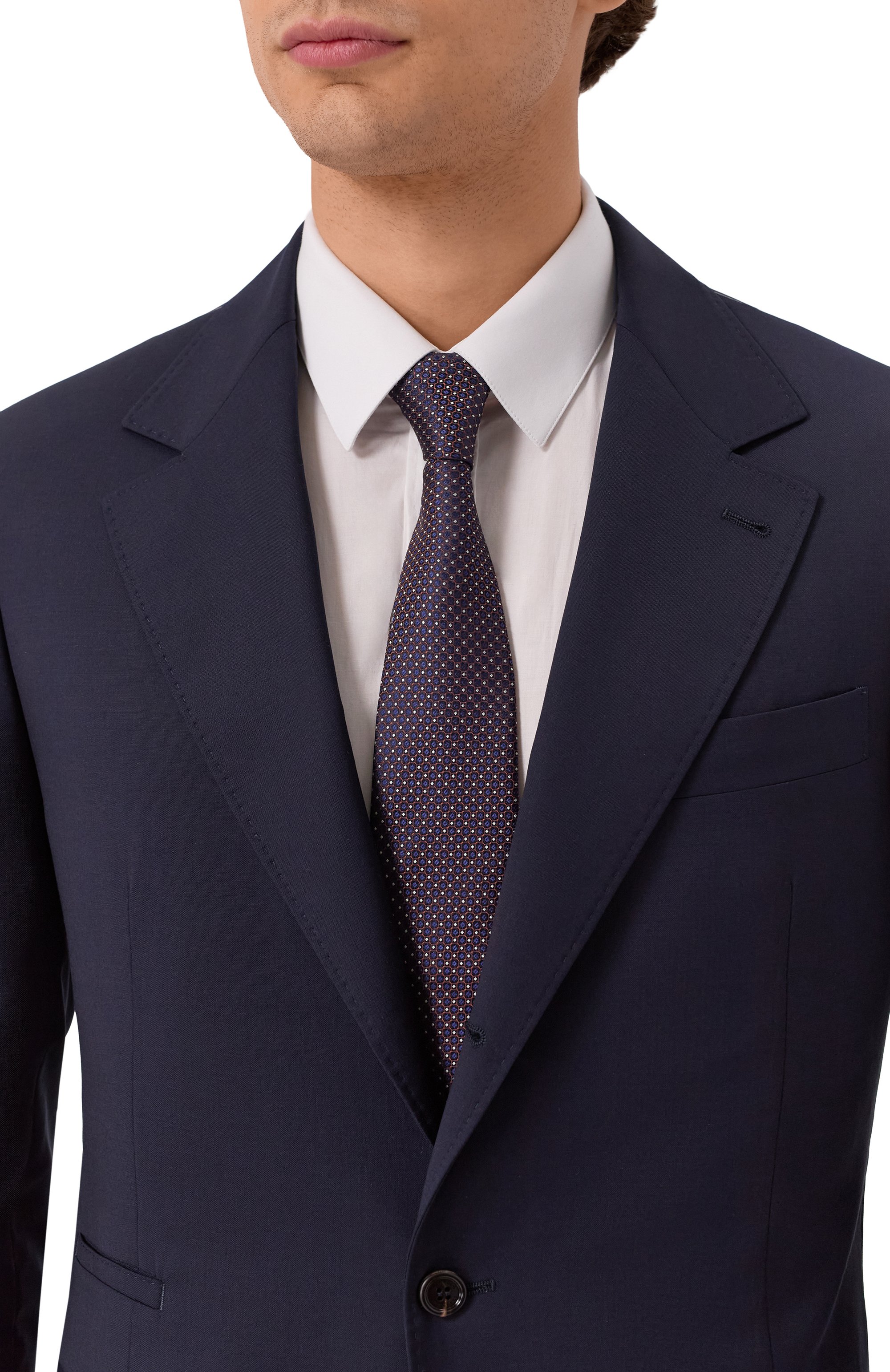 Шелковый галстук CANALI, арт. 18/HJ04335, фото 2