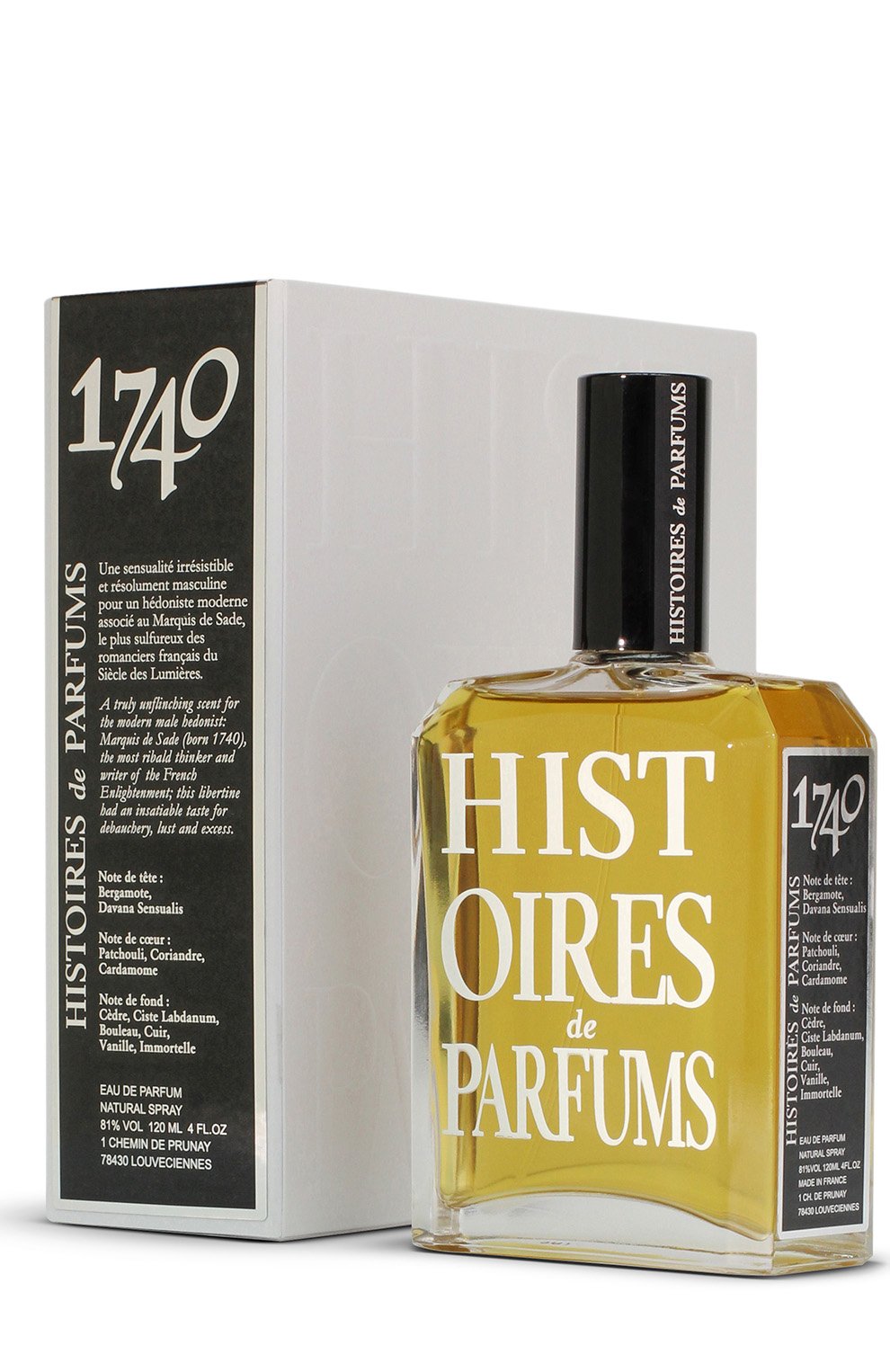 Парфюмерная вода 1740 (120ml) HISTOIRES DE PARFUMS бесцветного цвета по цене 8460 руб., арт. 1740BP, фото 1 Парфюмерная вода 1740 (120ml) HISTOIRES DE PARFUMS, арт. 1740BP, фото 1