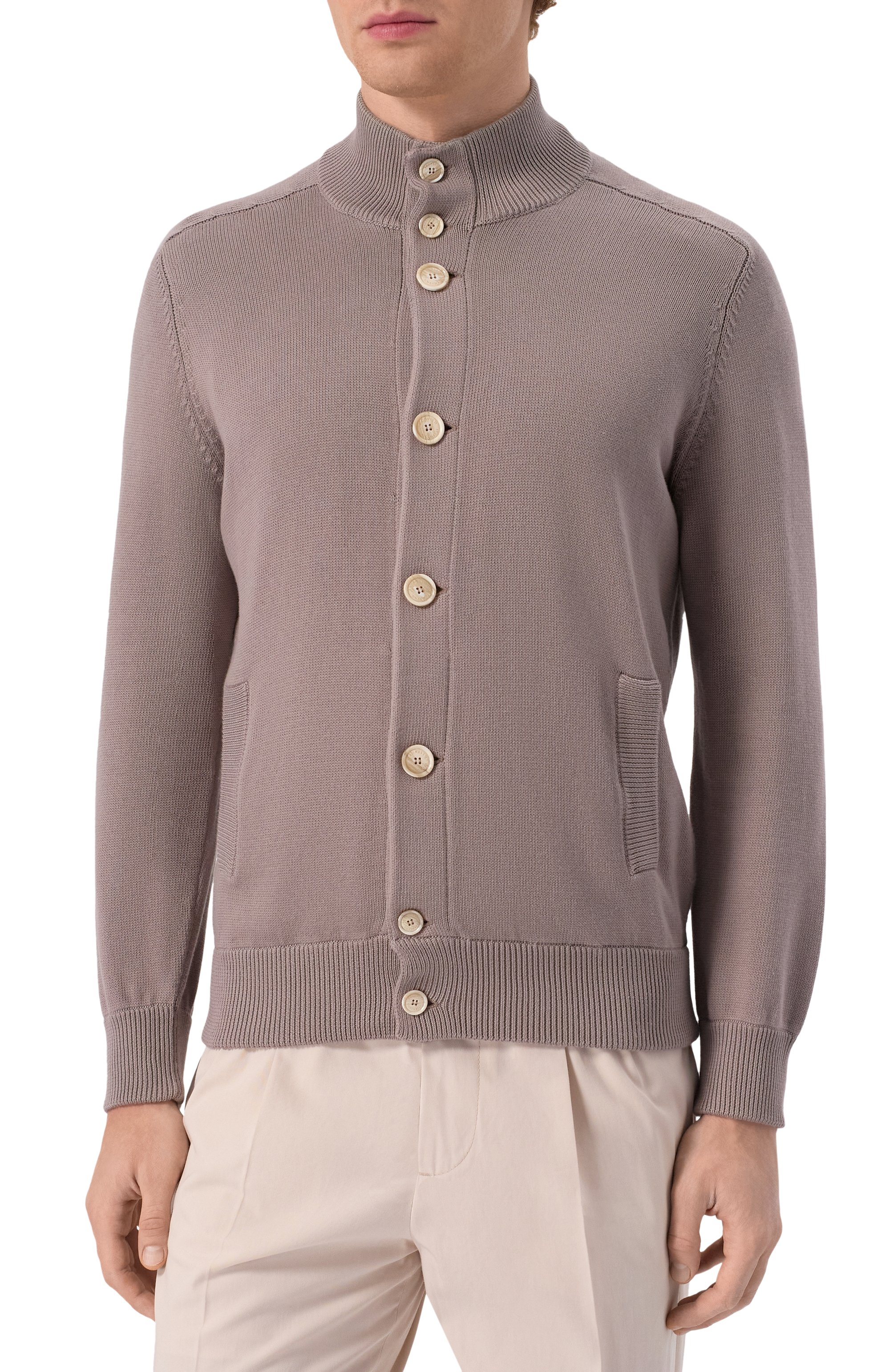 Хлопковый кардиган BRUNELLO CUCINELLI, арт. M28707006, фото 3