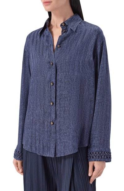 Шелковая рубашка GIORGIO ARMANI, арт. GW003064/TE20175, фото 3