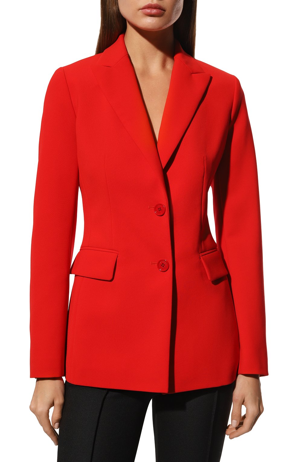 Жакет OLOLOL красного цвета по цене 54000 руб., арт. OLJT018/8955.604/W23, фото 3 Жакет OLOLOL, арт. OLJT018/8955.604/W23, фото 3