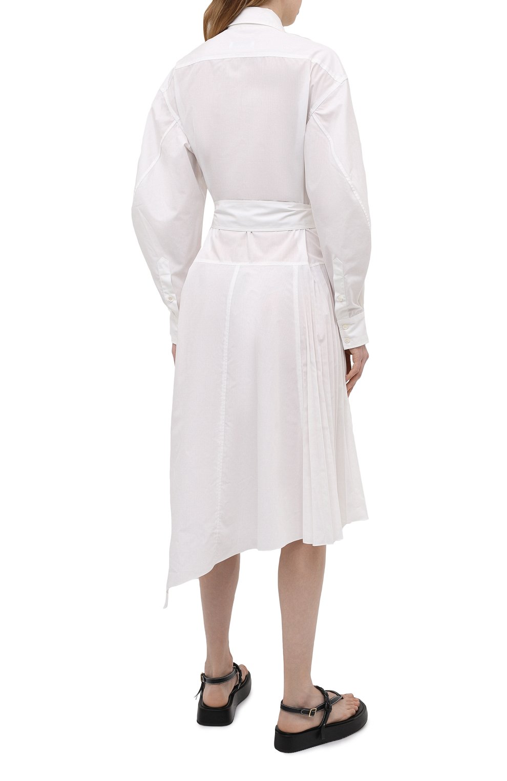Платье JW ANDERSON белого цвета по цене 66850 руб., арт. DR0170 PG0388, фото 4 Платье JW ANDERSON, арт. DR0170 PG0388, фото 4