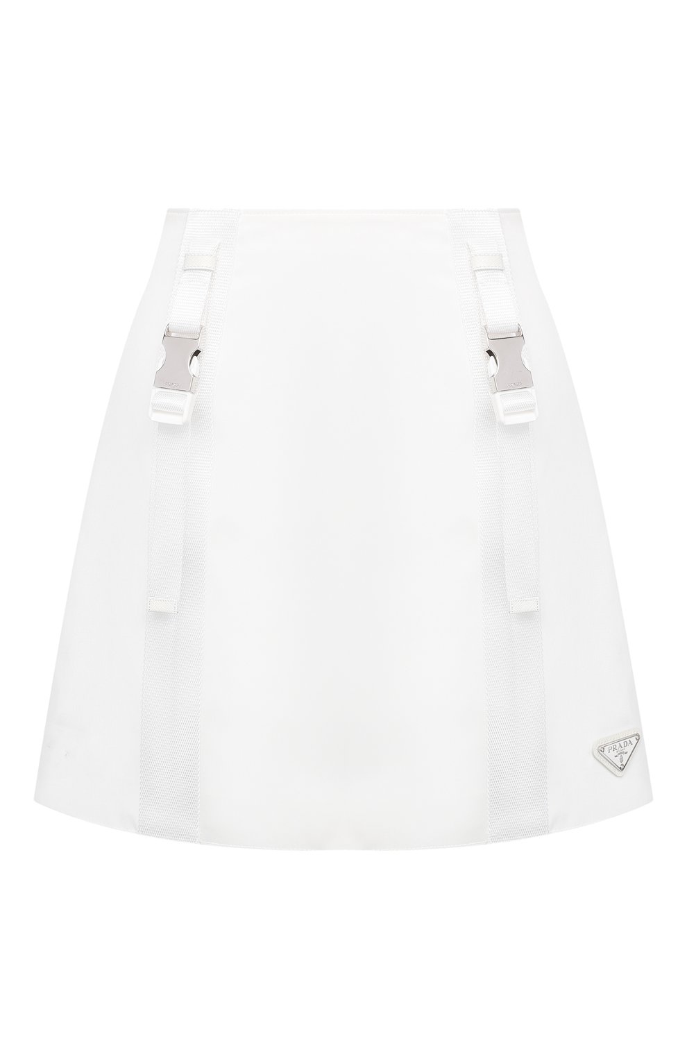 Юбка PRADA белого цвета по цене 78000 руб., арт. 21H875-1YFL-F0009-202, фото 1 Юбка PRADA, арт. 21H875-1YFL-F0009-202, фото 1