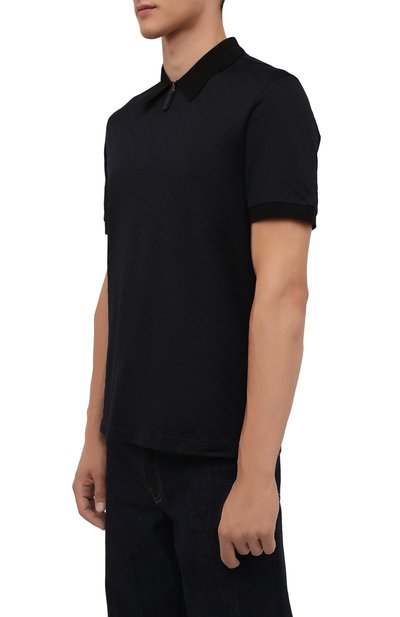 Поло из хлопка и шелка BRIONI, арт. UJHT0L/09632, фото 3