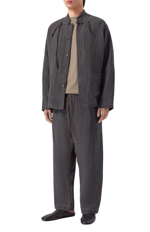 Льняная куртка Uma Wang UM6546 Серый  UM6546 Фото 2