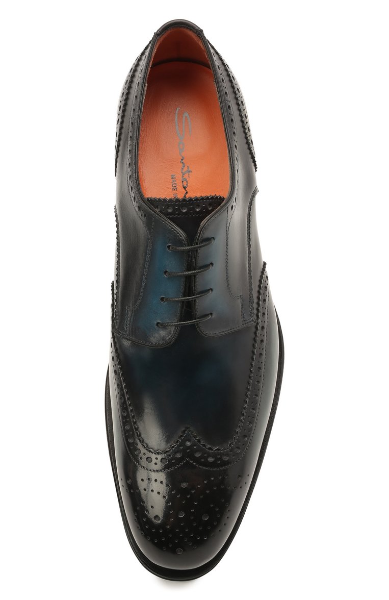 Кожаные дерби SANTONI, арт. MCPH17556RB2INGCN60, фото 1