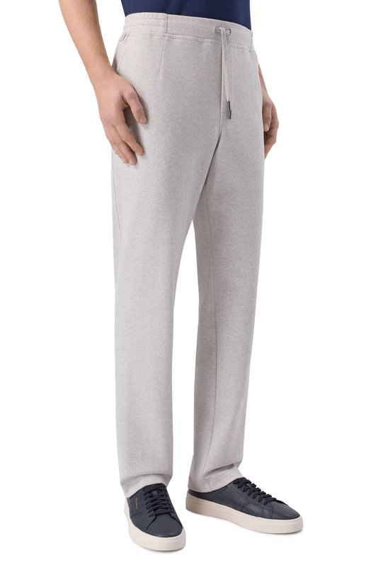 Хлопковые брюки Capobianco 20M704.JC00._001 Серый  20M704.JC00._001 Фото 3