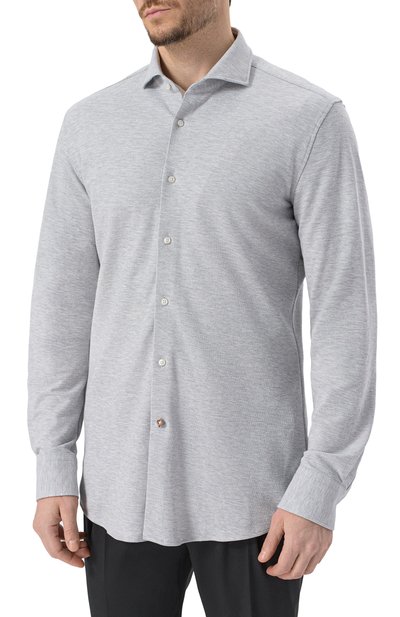 Хлопковая рубашка BOSS, арт. 50527675, фото 3