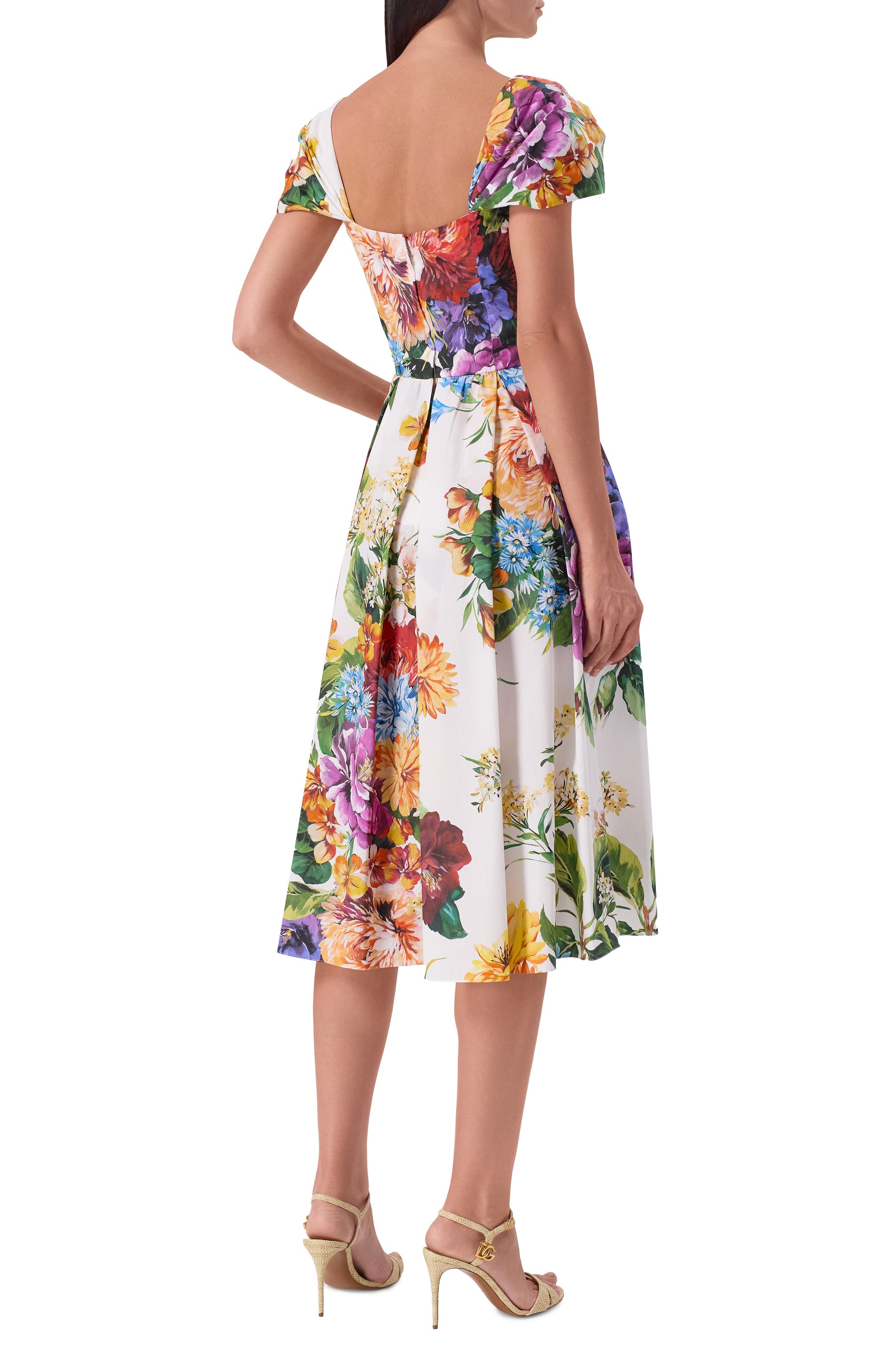 Хлопковое платье DOLCE & GABBANA, арт. F6TVKT/HS5TR, фото 4