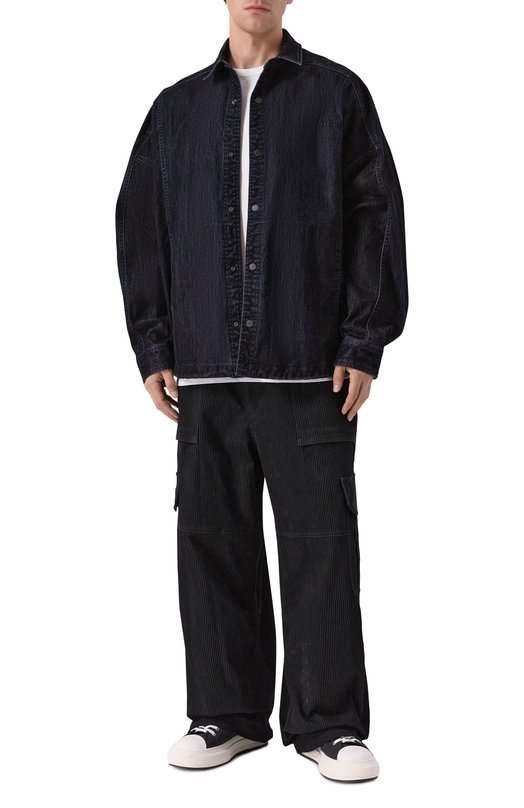 Хлопковая рубашка Juun.J JC5864PC6 Чёрный  JC5864PC6 Фото 2