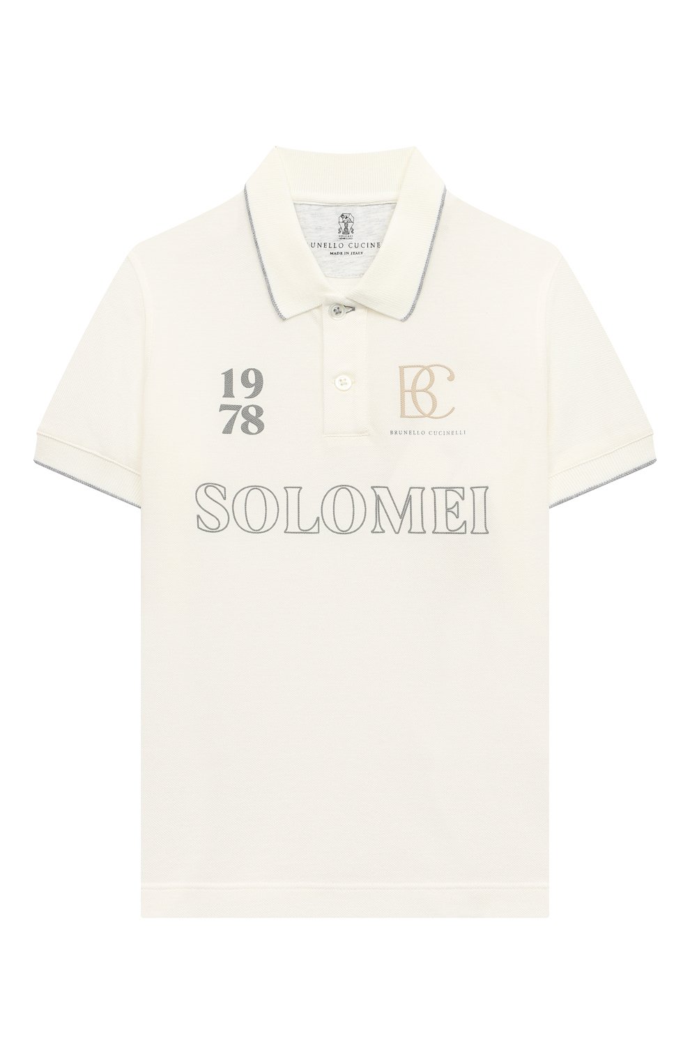 Хлопковое поло BRUNELLO CUCINELLI, арт. B0T63T305A, фото 1