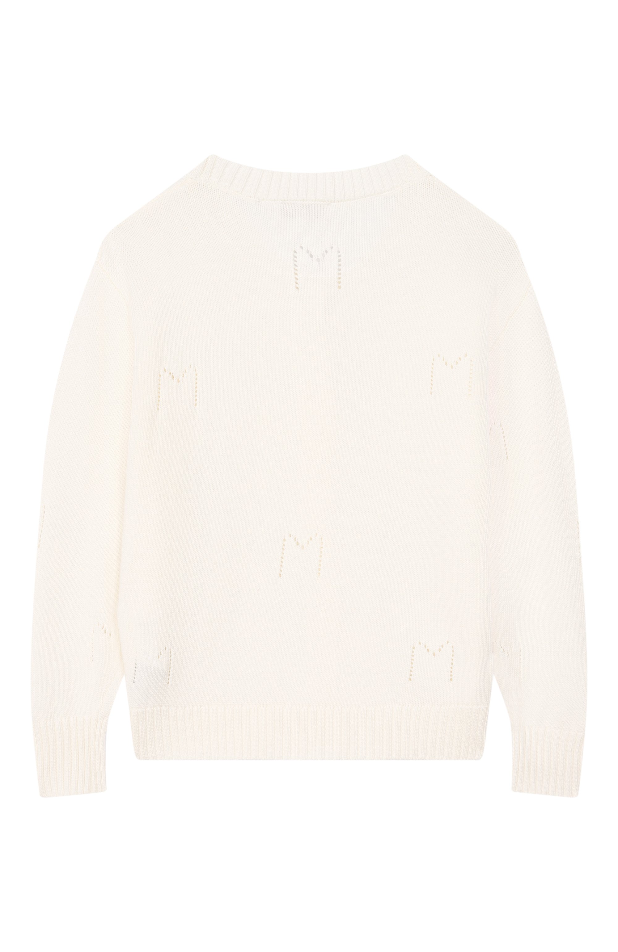 Кардиган из вискозы MONNALISA молочного цвета по цене 20700 руб., арт. 17G801, фото 2 Кардиган из вискозы MONNALISA, арт. 17G801, фото 2