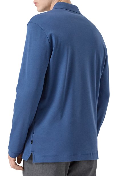 Хлопковое поло BOSS, арт. 50468392, фото 4