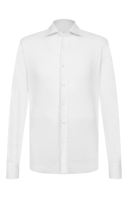 Льняная рубашка MVST SLIM/GABRIELLE/R0UND/800-JERSEY Белый SLIM/GABRIELLE/R0UND/800-JERSEY