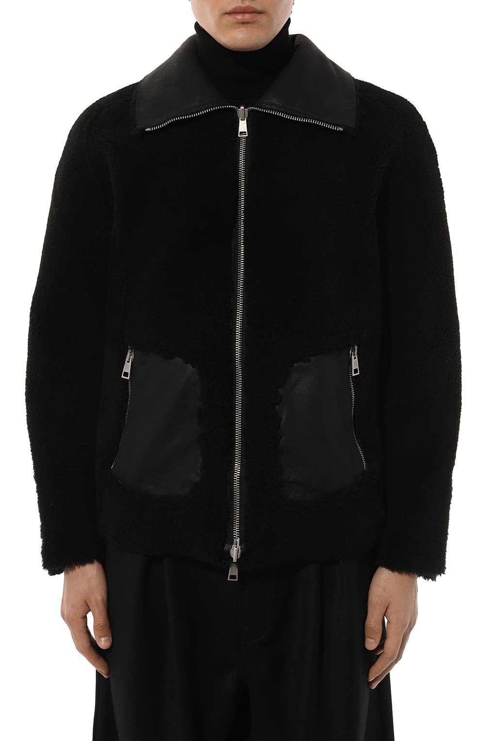 Двусторонняя дубленка из овчины ANDREA YA'AQOV, арт. 24MSHE53B, фото 7