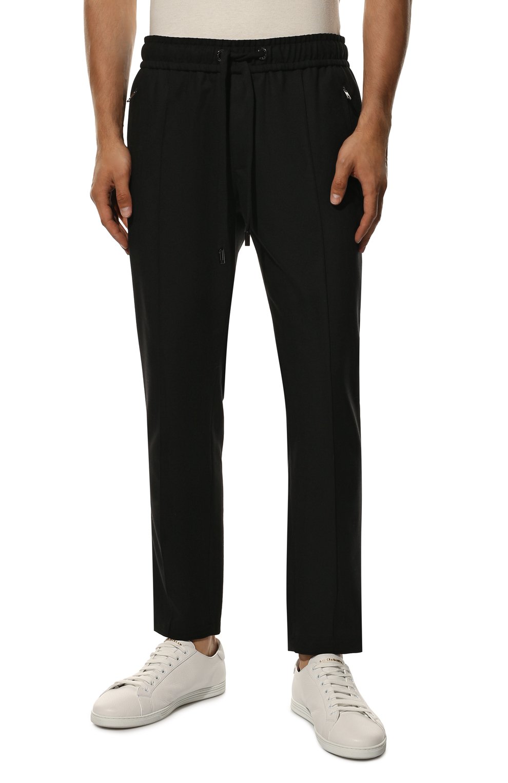 Брюки из шерсти и хлопка DOLCE & GABBANA, арт. GYACET/FUCDJ, фото 3